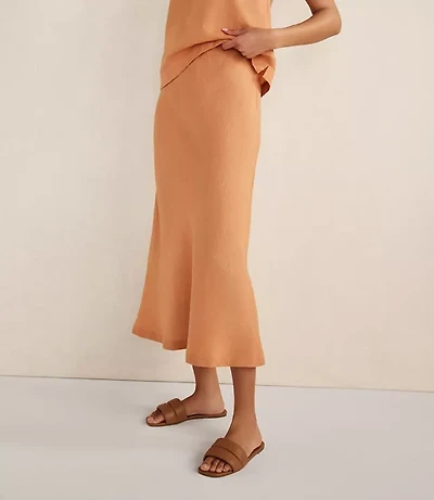 Haven Well Within Linen Midi Skirt