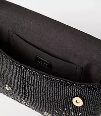 Moon & Star Beaded Shoulder Bag