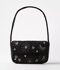 Moon & Star Beaded Shoulder Bag