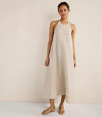 Haven Well Within Linen Halter Midi Dress