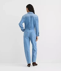 Rivete Denim Jumpsuit Light Wash