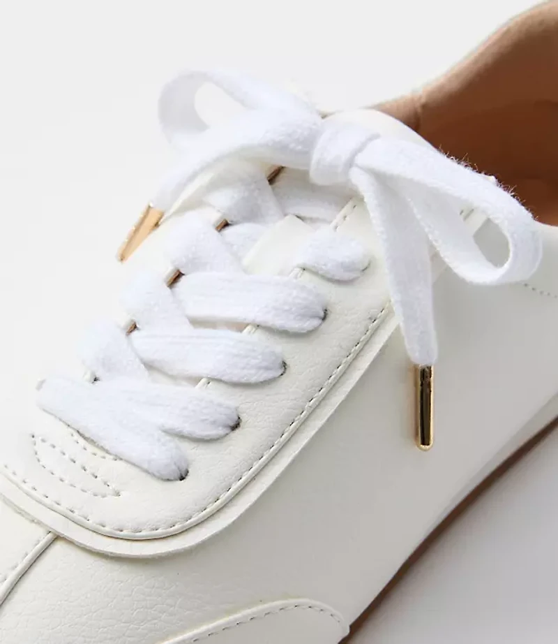 Metallic Low Profile Sneakers