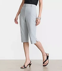 LOFT Versa Seasonless Stretch Slim Crop Pants Heather