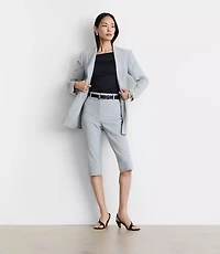 LOFT Versa Seasonless Stretch Slim Crop Pants Heather