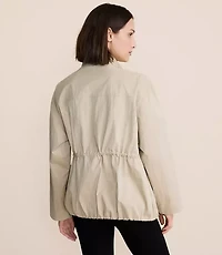 Lou & Grey Peached Bubble Utility Jacket