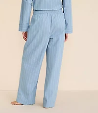 Striped Poplin Pajama Pants