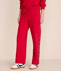 Lou & Grey Elite Fleece Pintucked Straight Leg Pants
