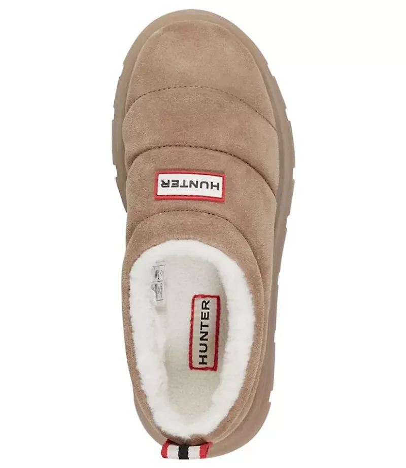 Hunter Madison Suede Slippers