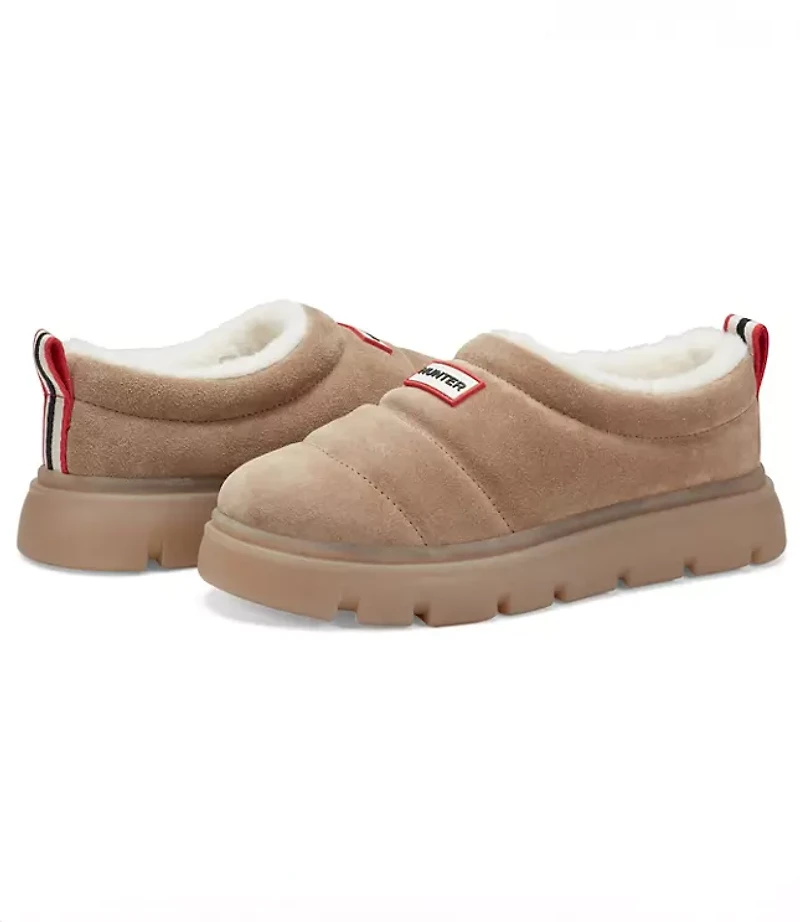 Hunter Madison Suede Slippers