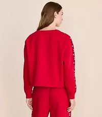 Lou & Grey Fair Isle Elite Fleece Dolman Sweatshirt