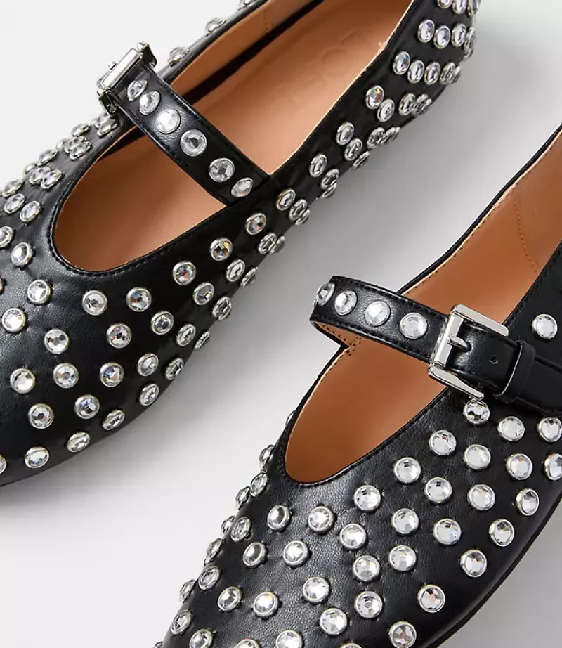 Sparkle Mary Jane Flats