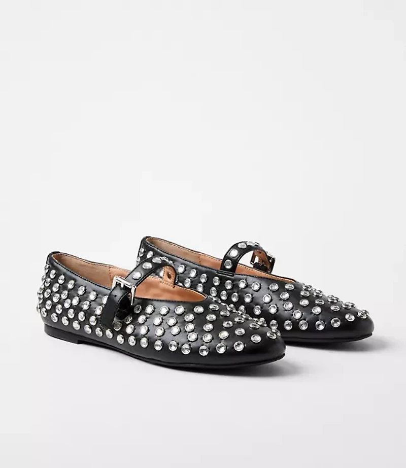 Sparkle Mary Jane Flats