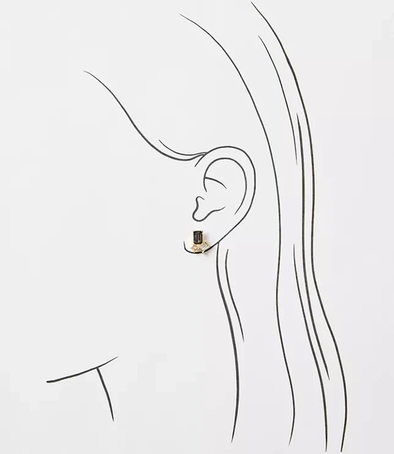 Sparkle Cluster Stud Earring Set