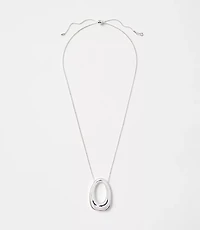 LOFT Versa Open Oval Pendant Necklace