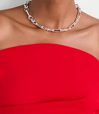 Petite LOFT Versa Crepe Drape Bustier