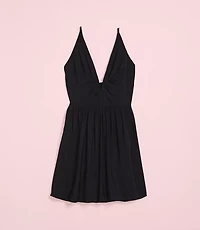 Lately V-Neck Flare Mini Dress