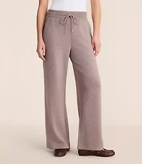 Lou & Grey Heathered Scubasoft Wide Leg Sweatpants