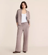 Lou & Grey Heathered Scubasoft Wide Leg Sweatpants