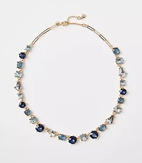 Mixed Crystal Statement Necklace