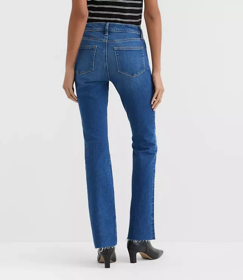 Rivete Curvy Mid Rise Boot Jeans Vintage Dark Wash