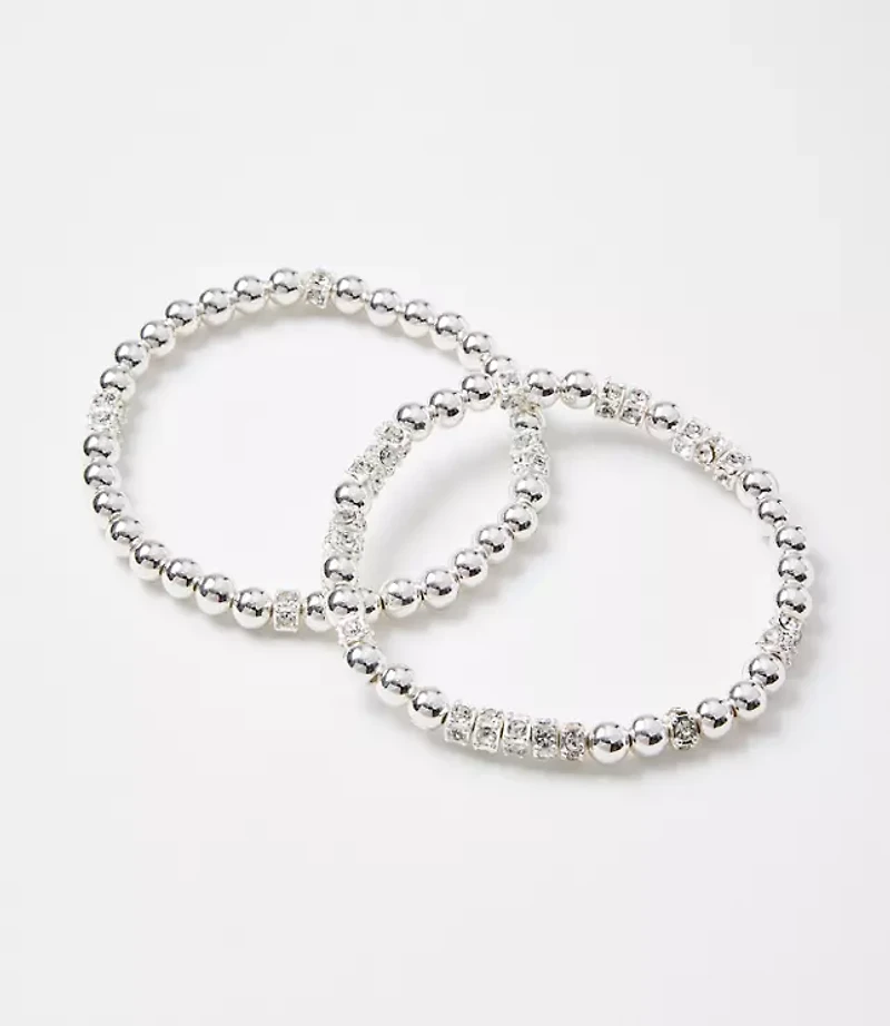 Crystal Stretch Bracelet Set