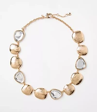 Mixed Metal Statement Necklace