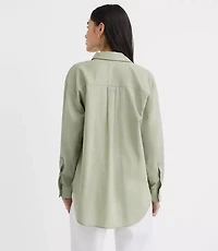 Linen Cotton Everyday Oversized Pocket Shirt