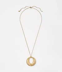 LOFT Versa Open Circle Pendant Necklace