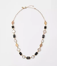 Multifaceted Statement Necklace