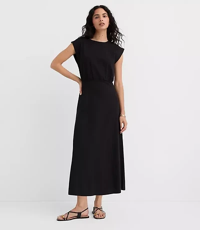 Petite Wedge Tee Midi Dress