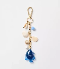 Fish & Seashell Bag Charm