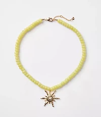 Sun Beaded Necklace