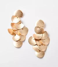 Hammered Chandelier Earrings