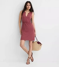 Petite Dotted Jacquard Mini Pocket Dress