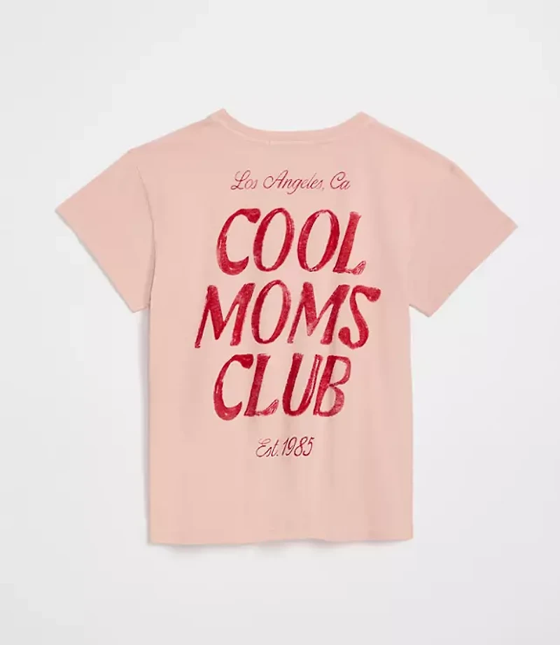 Letluv Cool Moms Club Boyfriend Tee