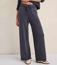 Haven Well Within Organic Cotton Knit Wide Leg Pants