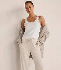 Haven Well Within Organic Cotton Rib Knit Lace Tank