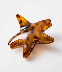 Tortoiseshell Print Starfish Claw Hair Clip