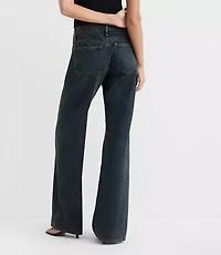 Rivete Low Rise Wide Leg Jeans Lune Wash