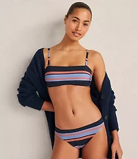 Haven Well Within Striped Bandeau Top