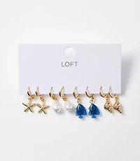 Fish & Seashell Shoe Charm Set