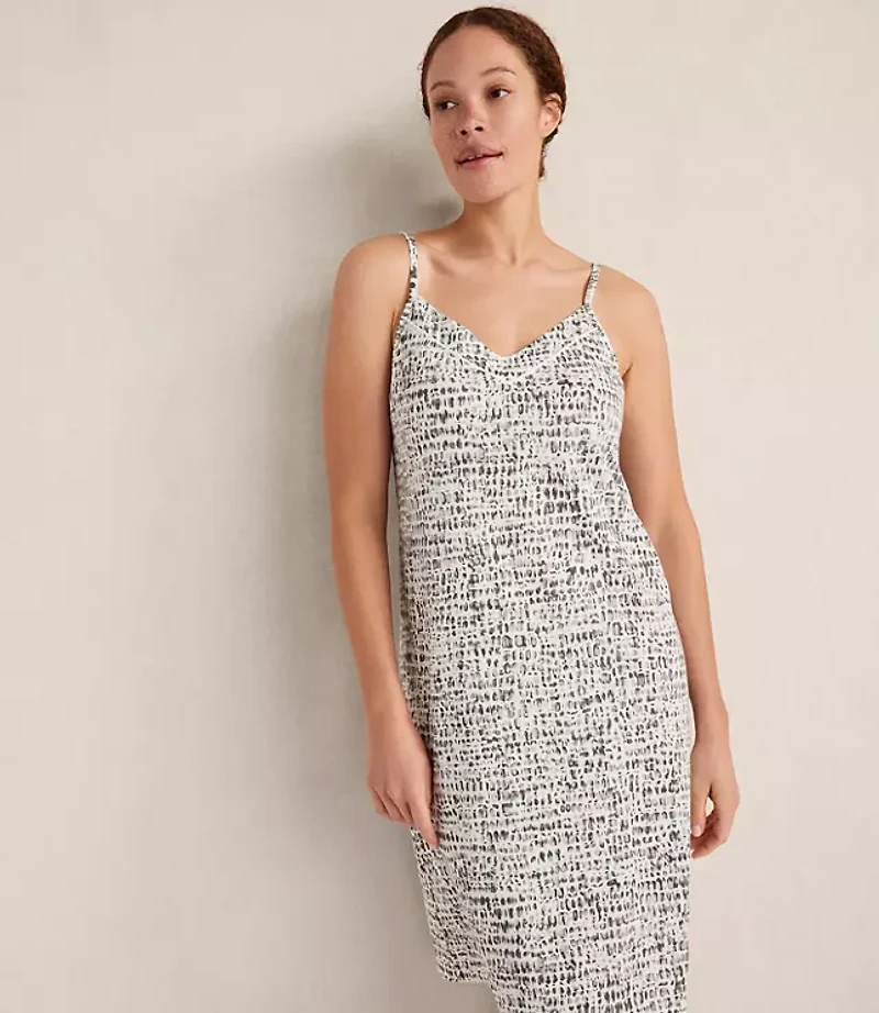 Haven Well Within Organic Cotton Jersey Pebble Print Sleep Dress