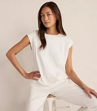 Haven Well Within Organic Cotton Interlock Pleated Tee