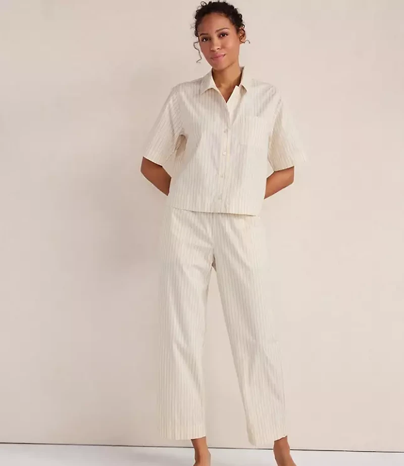 Haven Well Within Organic Cotton Poplin Gingham Pajama Top