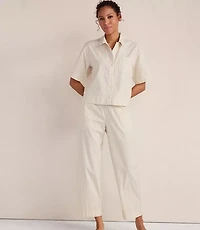 Haven Well Within Organic Cotton Poplin Gingham Pajama Top