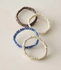 Haven Well Within Cotton Poplin Scrunchies, Pack of 4