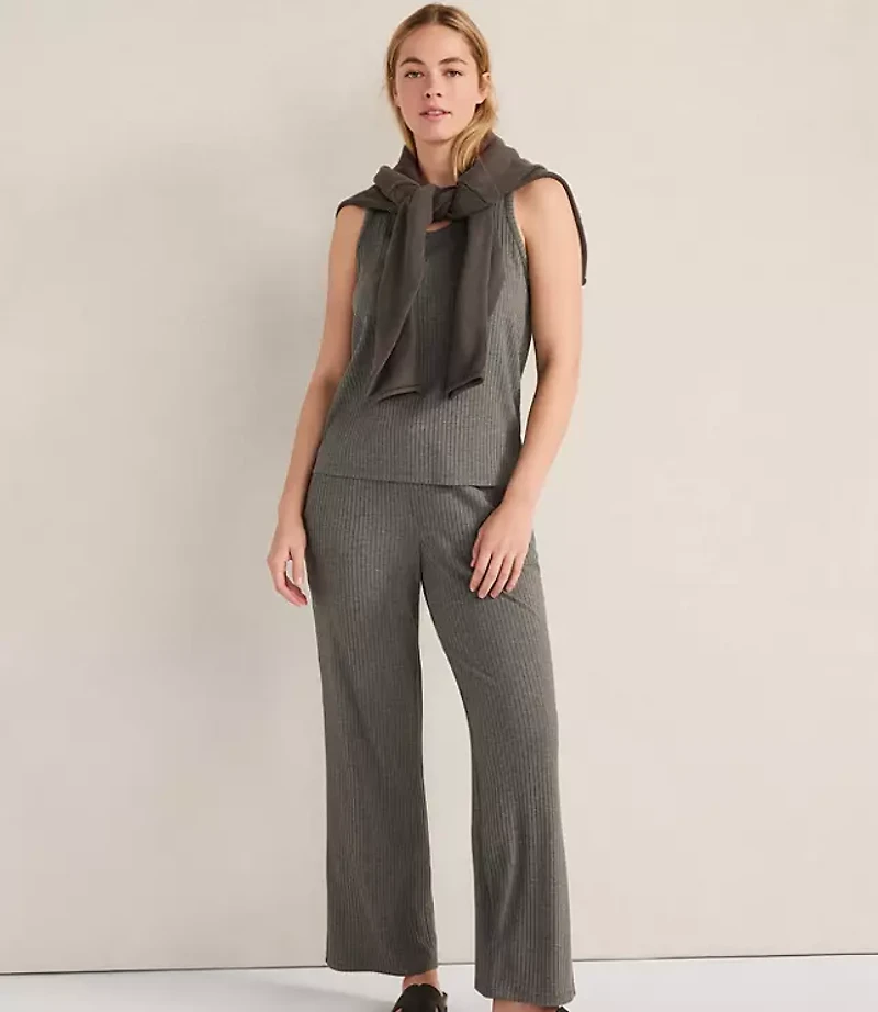 Haven Well Within Drapey Rib Knit Scoop Neck Tank