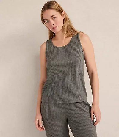 Haven Well Within Drapey Rib Knit Scoop Neck Tank