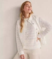 Haven Well Within Cotton Linen Stitched Crewneck