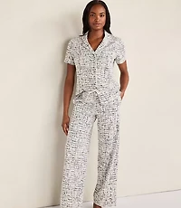 Haven Well Within Organic Cotton Jersey Pebble Print Pajama Top